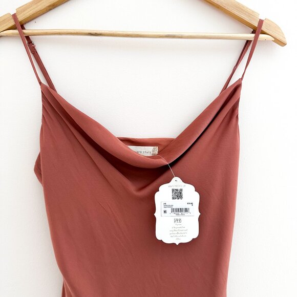 Altar'd State Terracotta Midi Dress - Picture 3 of 11